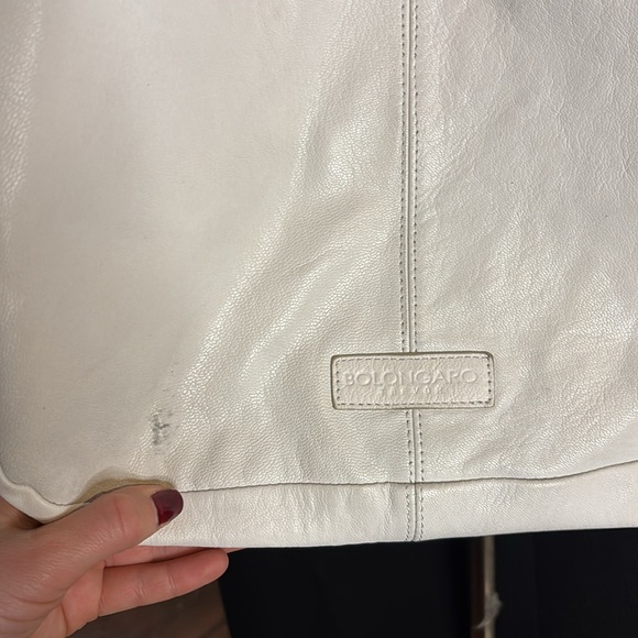 White Bolongaro (ASOS) large hobo shoulder bag - Picture 5 of 6